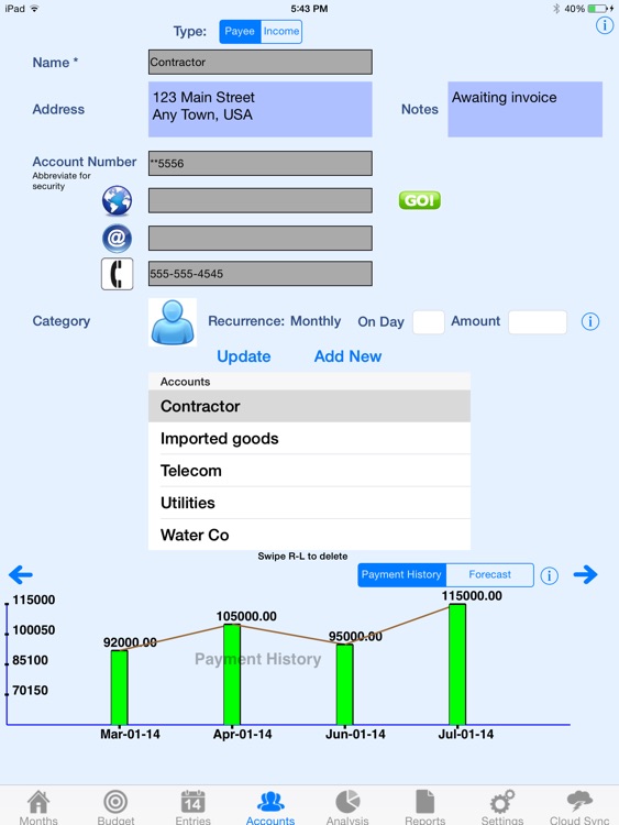 Biz Budget Book with Forecast screenshot-3