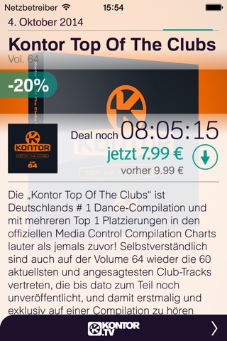 Kontor Album Deals – Musik und Compilations bis zu 70% billiger laden! screenshot 2
