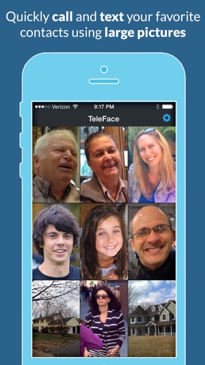 TeleFace - quickly call and text your favorite contacts usin(圖1)-速報App