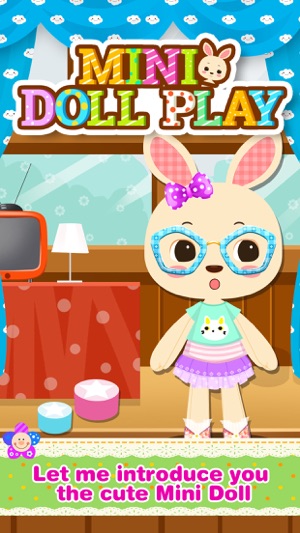 Face My Talking Bunny AA: Virtual Doll Makeover Salon Center(圖1)-速報App