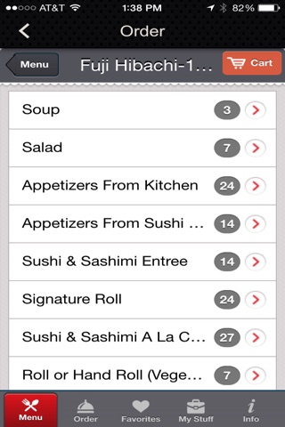 Fuji Restaurants Gambrills screenshot 3