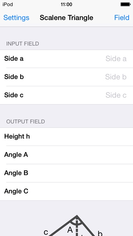 Scalene Triangle Calculator