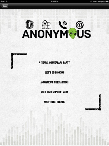 Anonymous Music HD screenshot 2