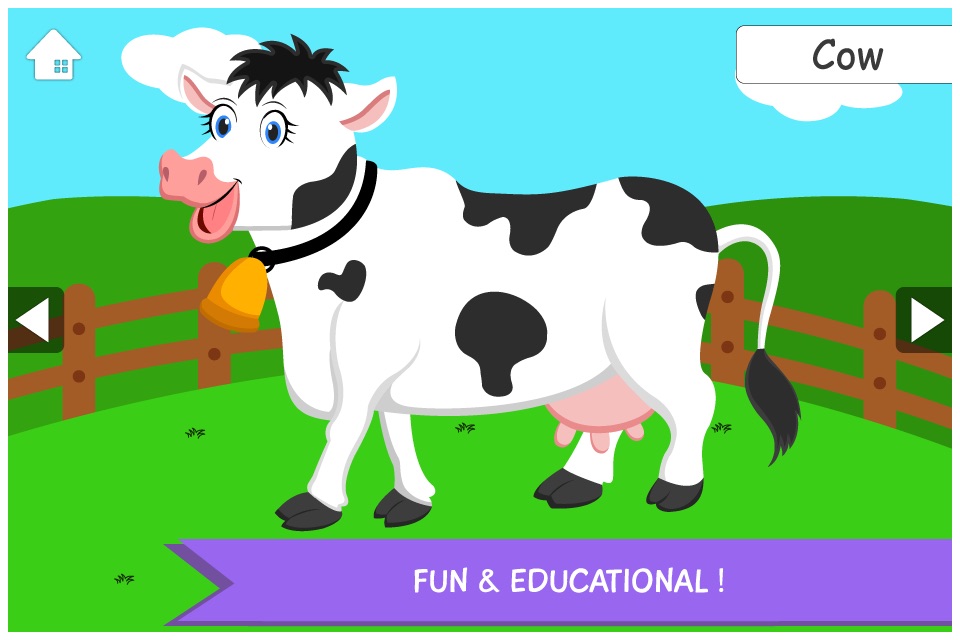 Peekaboo Farm Animals Lite - fun learning kids game screenshot 4