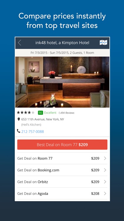 Room 77 - Hotel Search and Price Comparison