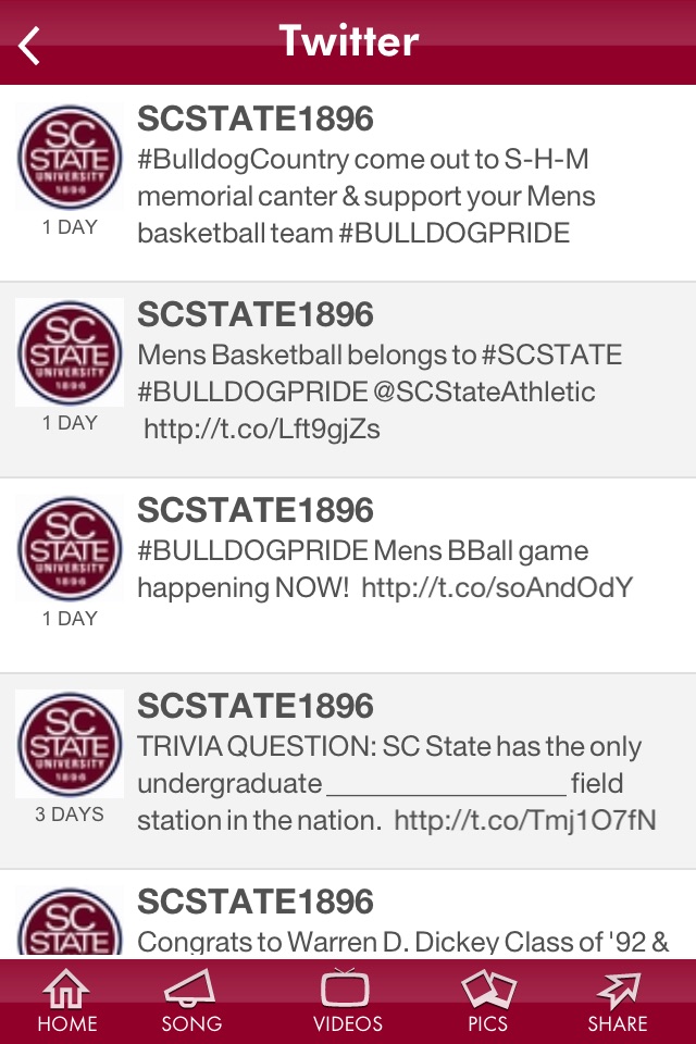 South Carolina State University screenshot 2