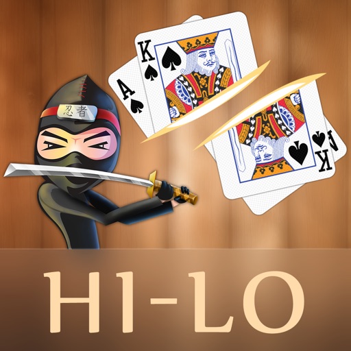 HiLo Ninja Casino Card Master Pro - New card betting game icon