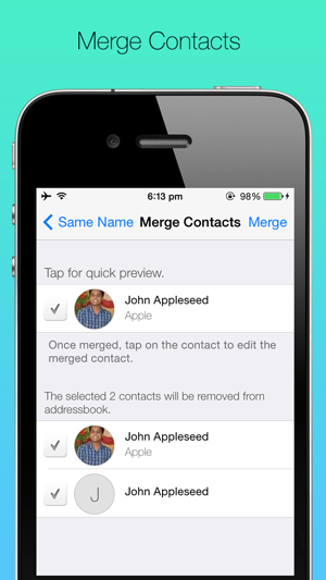 ContactBox: Group mail/sms, merge/delete contacts and backup(圖4)-速報App