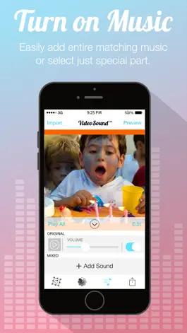 Game screenshot Video Sound for Instagram - Free Add Background Music to Video Clips and Share to Instagram apk