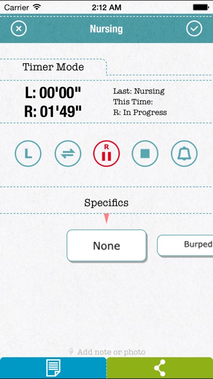 FirstYear - Baby feeding timer, sleep, diaper log