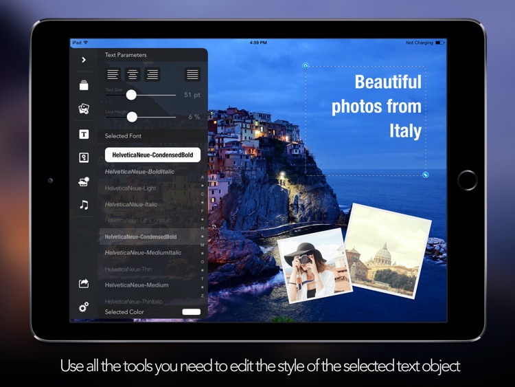 Flying Frames - Photo Album And Slideshow Editor