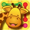 Animal wonder shadow zoo: Where's my shadow crazy crossing line scramble