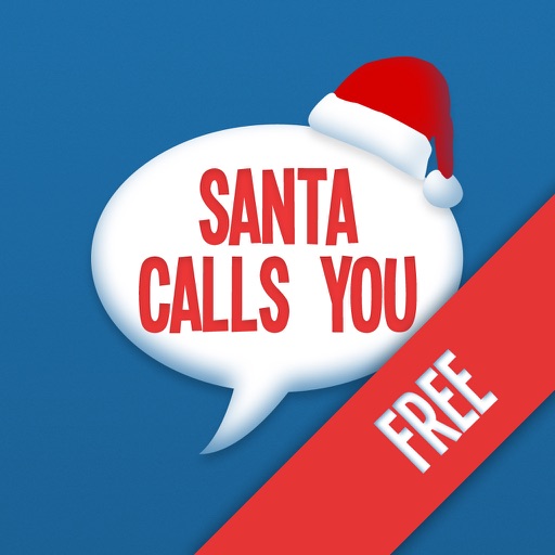 Santa Calls You Free Icon