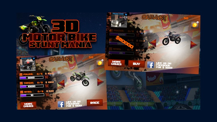 3D Motor Bike Stunt Mania