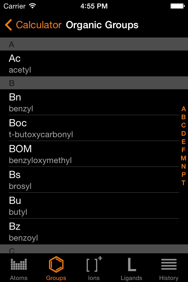 ChemTrix Chemistry Calculator screenshot 4