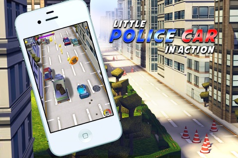 Little Police Car in Action Kids: 3D Driving Game for Kids with Cute Graphics screenshot 2