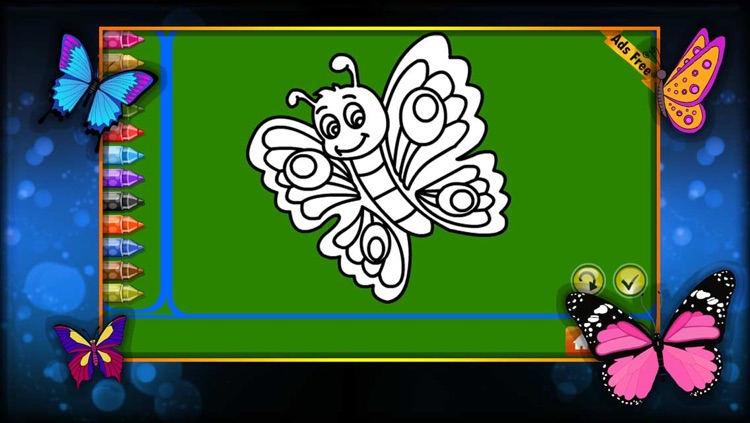 Coloring Book Butterfly screenshot-3