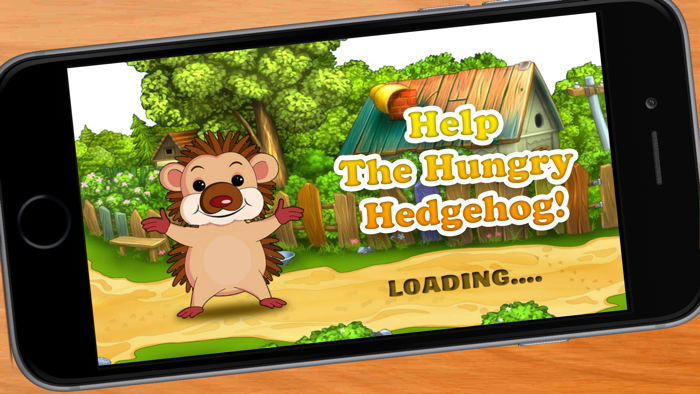 Bouncing Hedgehog - Help The Launch Tiny Baby Hedgehog To Catch His Food