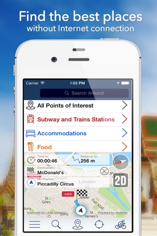 Moscow Offline Map + City Guide Navigator, Attractions and Transports screenshot 2