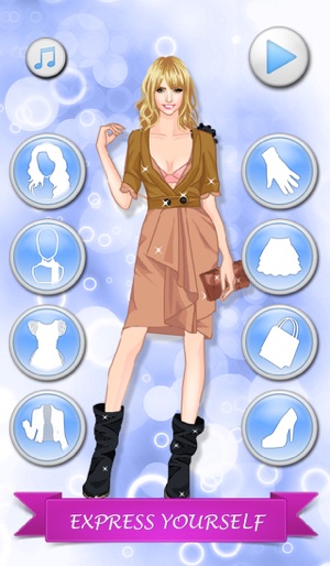 Dress Up a Shopaholic Girl - Beauty salon game for girls and(圖2)-速報App