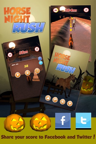 Horse Night Rush screenshot 4