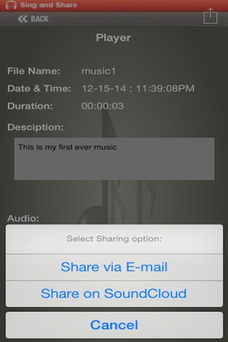 Sing and Share - Record, Share, Promote Voice - SoundCloud Share screenshot 3