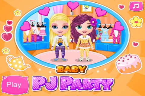 Baby Pajama Party - Pillow Fight, Make Pancakes, Matching Dressup screenshot 2