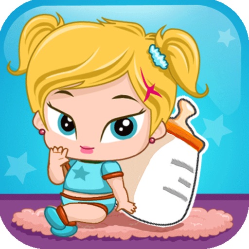 Bates Baby Day Care-Busy Babysitter&Happy Baby Care Day Icon