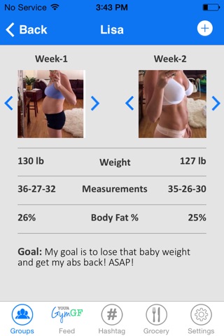 YourGymGF screenshot 2