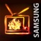 Turn your Samsung Smart TV into a beautiful fireplace using your iPhone or iPod device