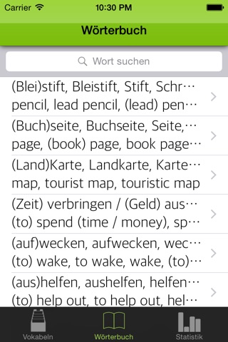 Vocabularry | Englischtrainer & Wörterbuch screenshot 3