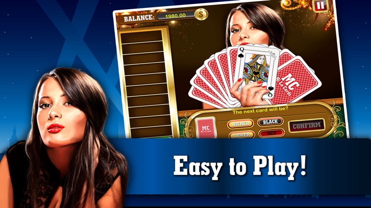 Atlantic City Hi-lo Cards PRO - Live Addicting High or Lower Card Casino Game