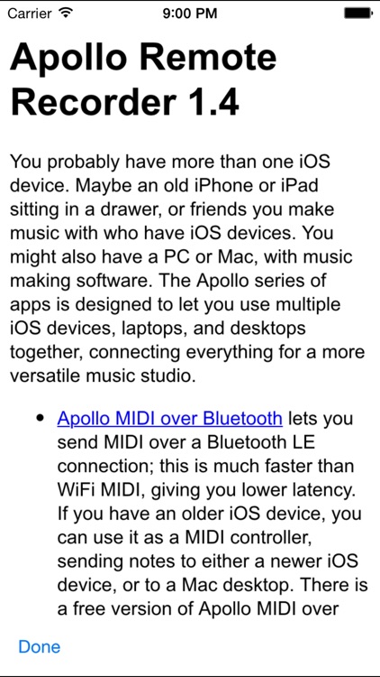 Apollo Remote Recorder with WiFi Audio Streaming