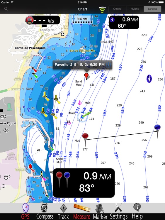 Murcia GPS Nautical Charts Pro