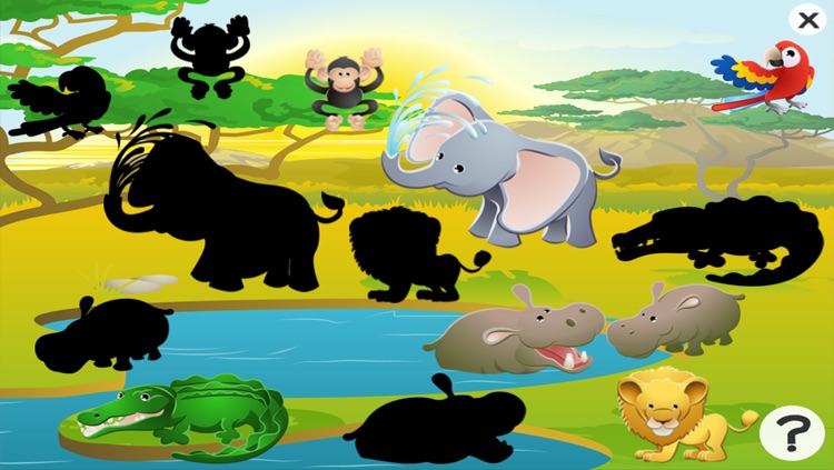 Animals of the safari game for children: Learn for kindergarten, preschool or nursery school! screenshot-4