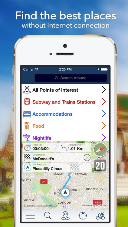 Italy Offline Map + City Guide Navigator, Attractions and Transports