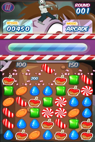 Zombie candy blitz screenshot 2
