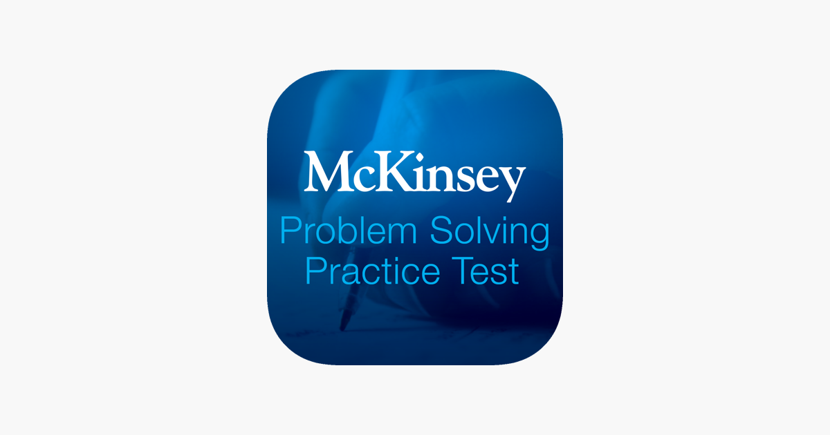 mckinsey problem solving test practice test c