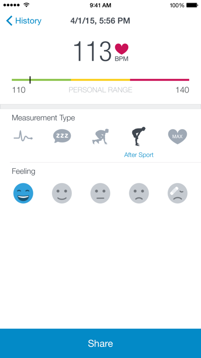 런타스틱 PRO 심박수 맥박수 관리 측정기 센서 앱 앱스토어 스크린샷