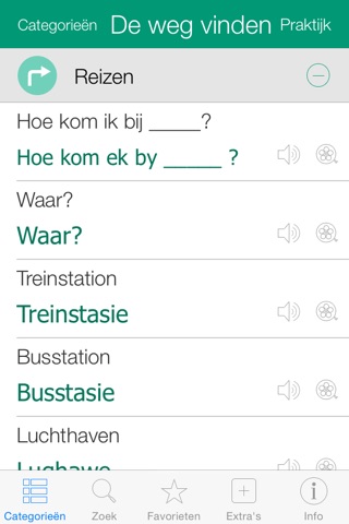 Afrikaans Pretati - Translate, Learn and Speak Afrikaans with Video Phrasebook screenshot 2