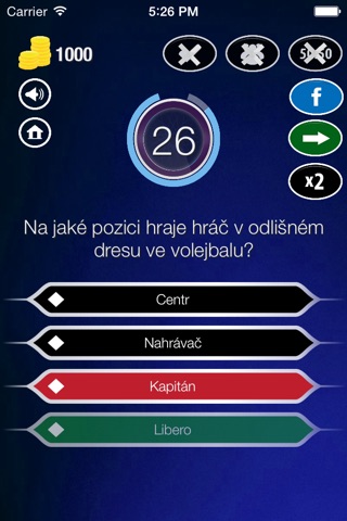 Milionář Česká screenshot 2
