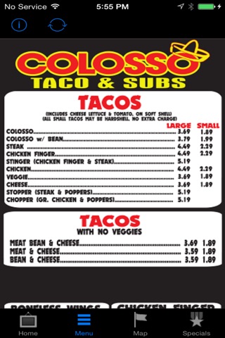 Colosso Taco & Subs screenshot 2