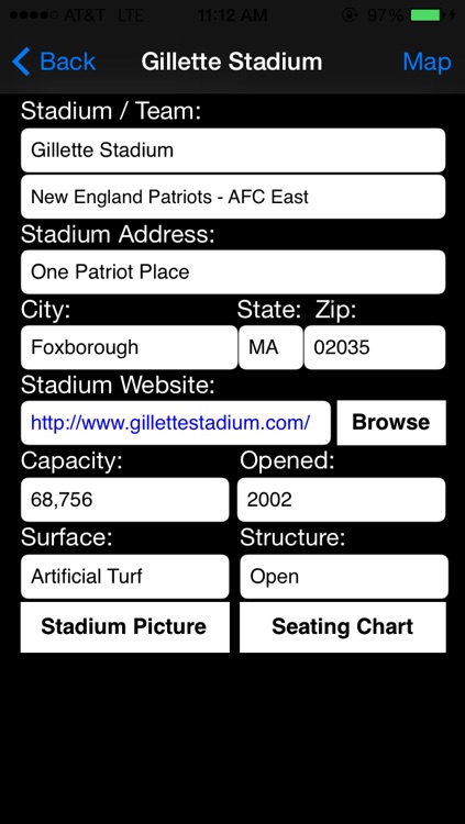 Pro Team Stadiums Football AFC NFC screenshot-3