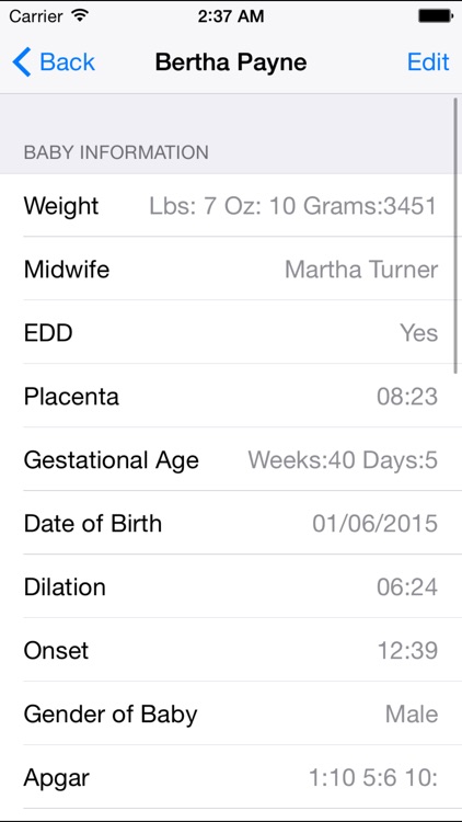 BirthTracks Mobile screenshot-3