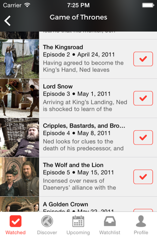 SeenIt - TV Show Tracker (Trakt) screenshot 4