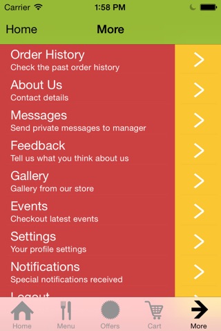 Proitzen Restaurant App screenshot 2