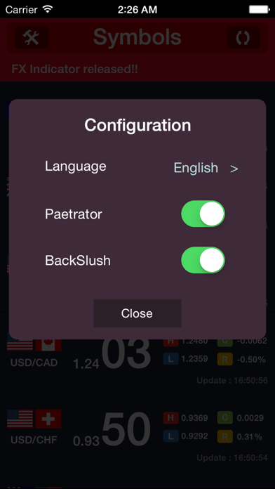 How to cancel & delete FX Indicator from iphone & ipad 4