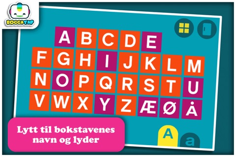 Bogga Alfabet norsk screenshot 2