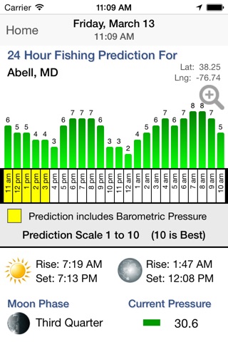 Angler's Edge - Solunar Fishing Predictions screenshot 3