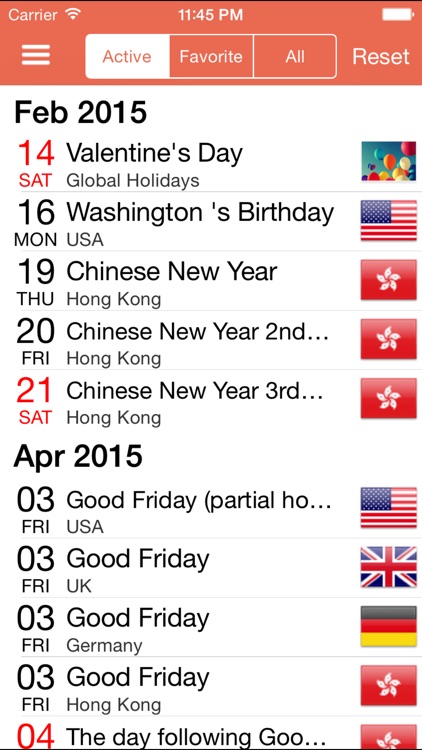 World Calendar - Public Holiday & Culture Event - Free